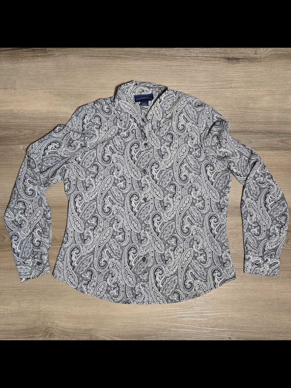 Silk Paisley Button-Down Shirt